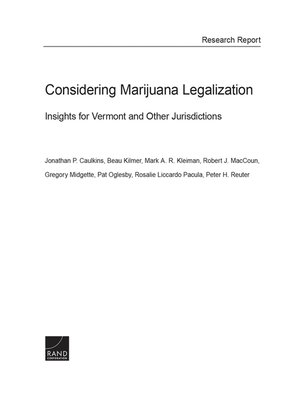 cover image of Considering Marijuana Legalization